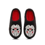 chaussons unisexe Halloween noirs