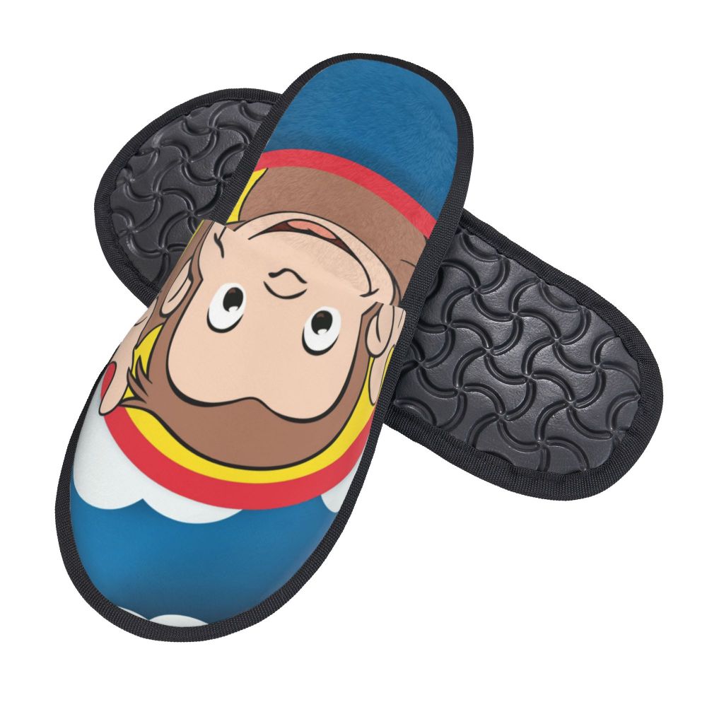 chaussons curieux George bleu