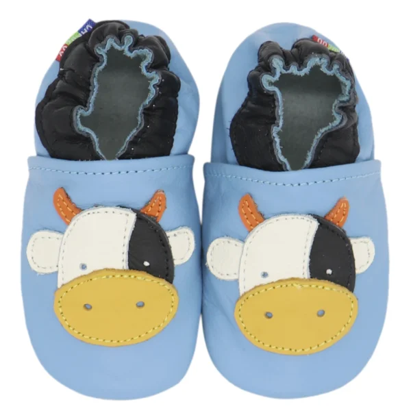 chaussons bébé cuir souple