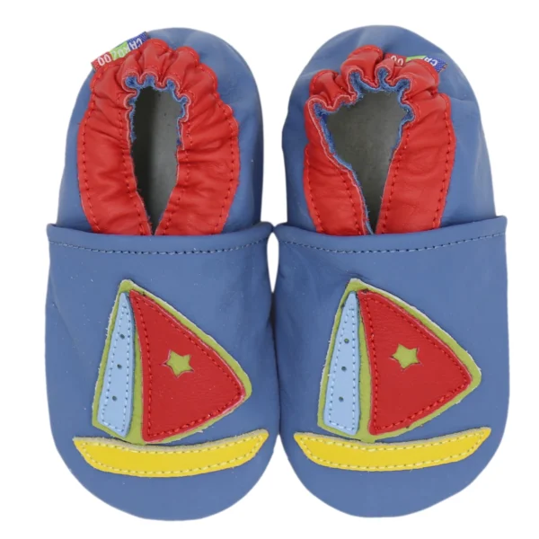 chaussons bébé cuir fille