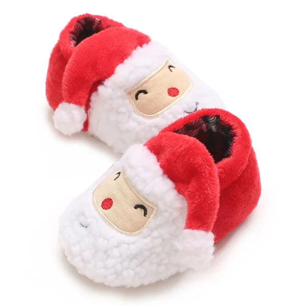 chausson Noël enfant bonnet