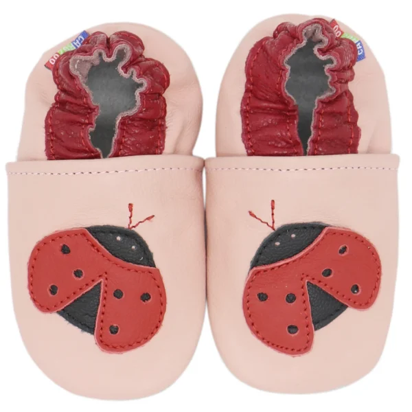 chaussons bébé cuir fille