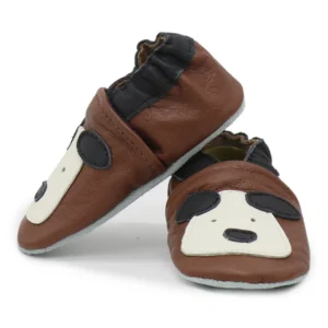 Chaussons bébé en cuir souple pour enfants