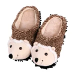 chaussons serpillières hérisson doux