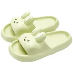 chausson lapin vert