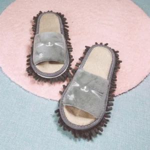 chaussons de nettoyage microfibres