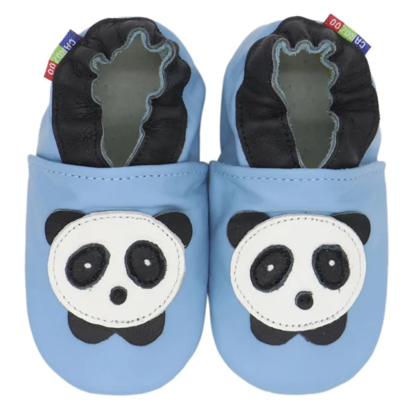 chaussons bébé cuir souple