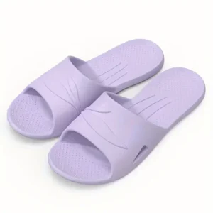 chaussons pliables de voyage violets