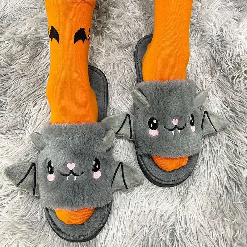 Chaussettes Halloween chauve-souris unisexes