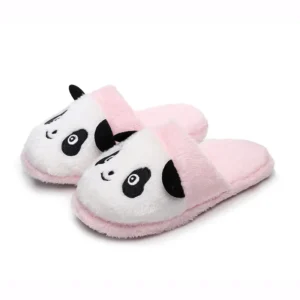 Chaussons Panda fourrés charme