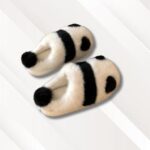 Chaussons panda pour femme