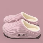 Chaussons femme hiver avec plateforme