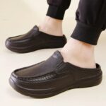 confort chausson cuir