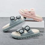 chausson ouvert femme confort