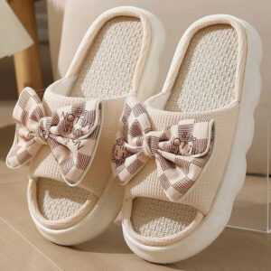 chaussons femme motif