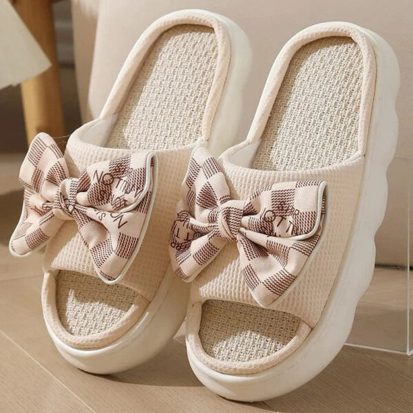 chaussons femme motif