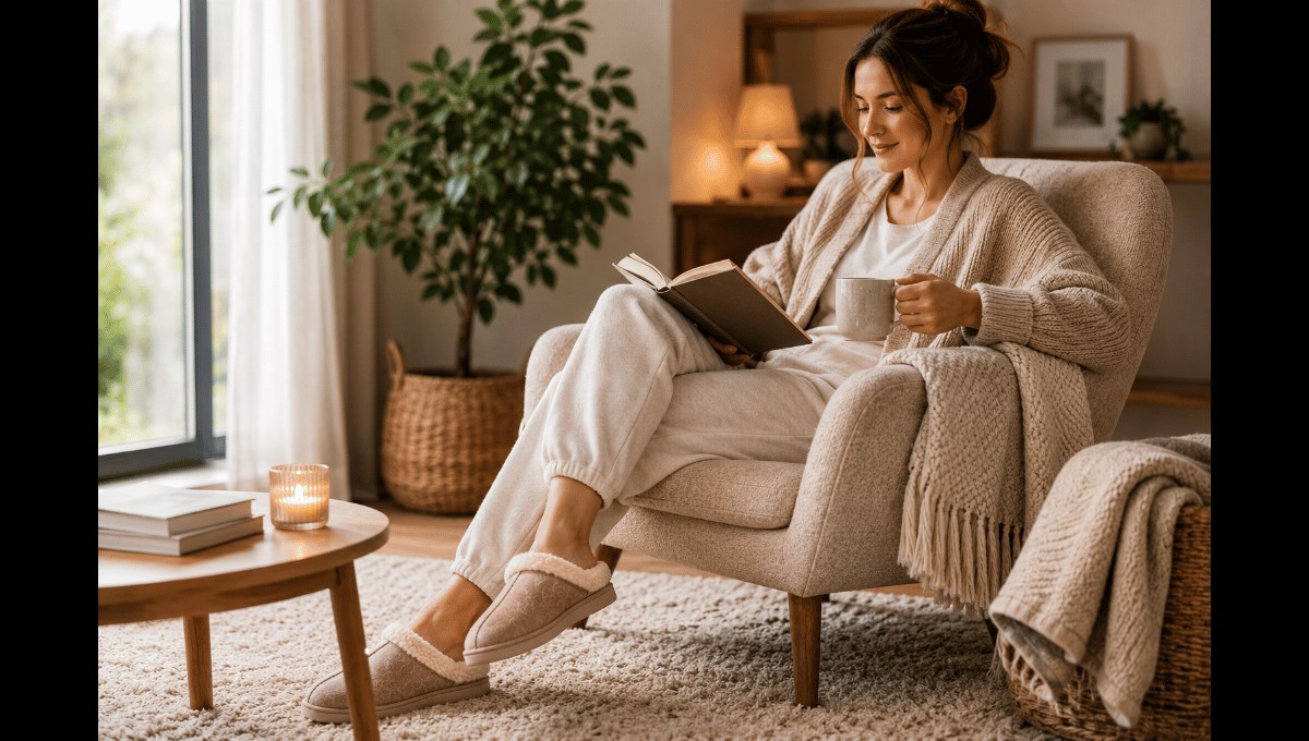 Quel chausson confortable choisir quand on reste longtemps à la maison