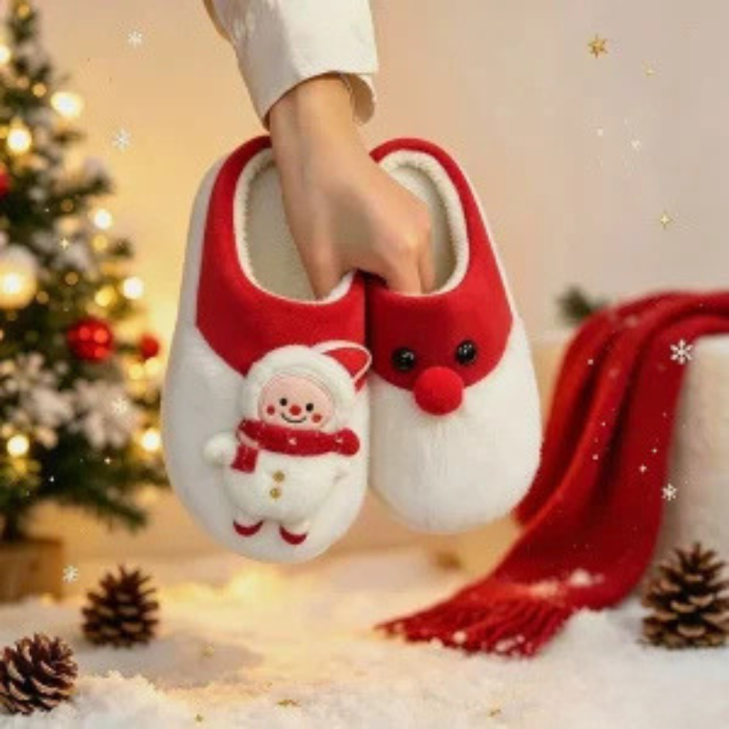 Chausson Bonhomme de Noël – Fourré