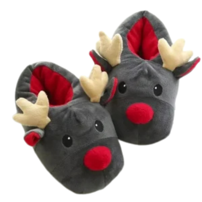 Chausson Renne de Noël Adulte – Taille Unique