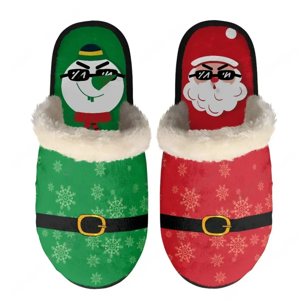 Chausson Bonhomme de Noël Adulte – Peluche – Image 3