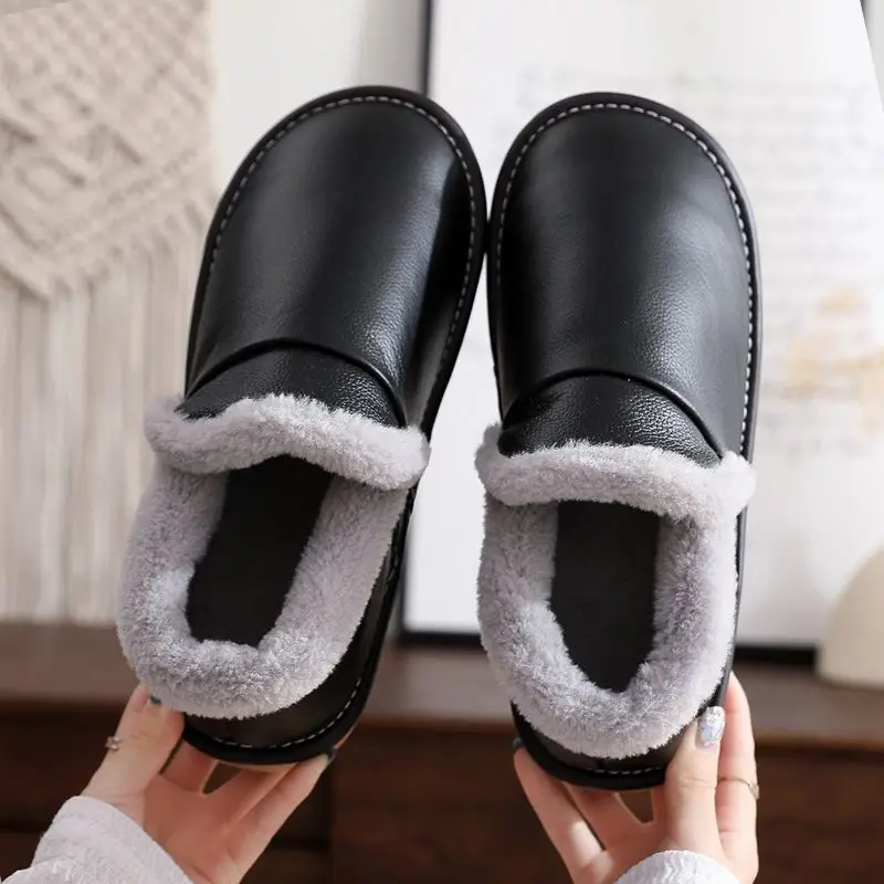 Bottine chausson homme cuir souple
