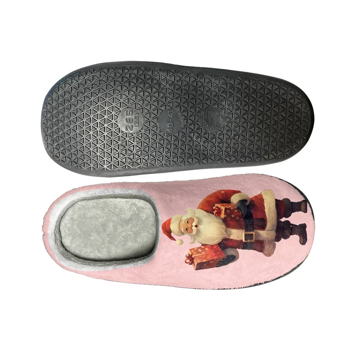 Chausson de Noël Couple – Motifs Festifs – Image 9