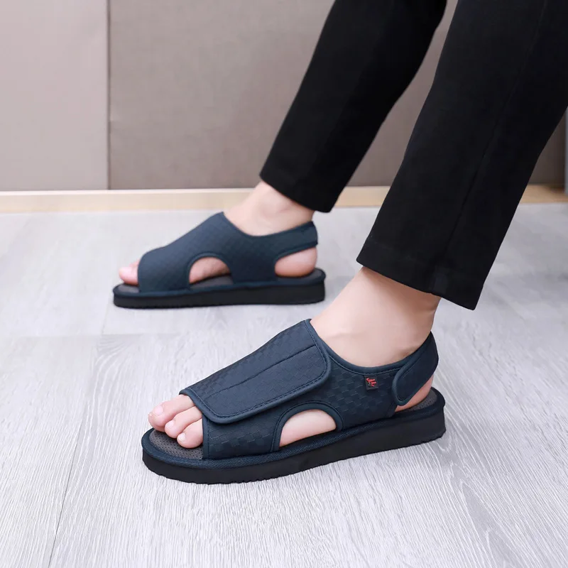 Chausson Ouvert Homme à Scratch – Maille Aérée