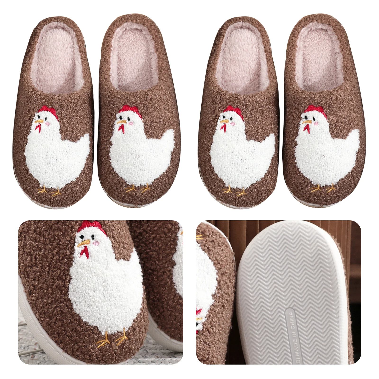 Chausson de Noël Adulte – Père Noël Peluche – Image 3