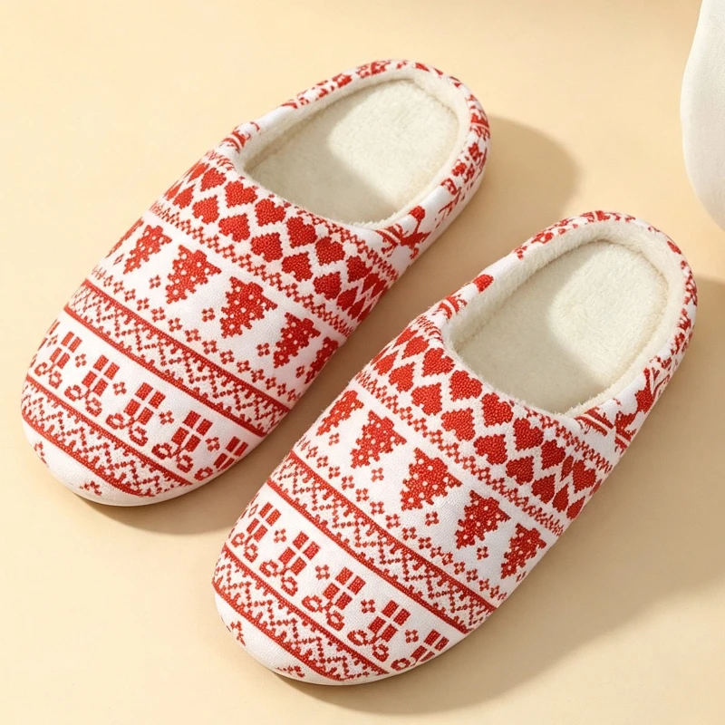 Chausson de Noël Couple – Rouge, Vert ou Blanc – Image 2