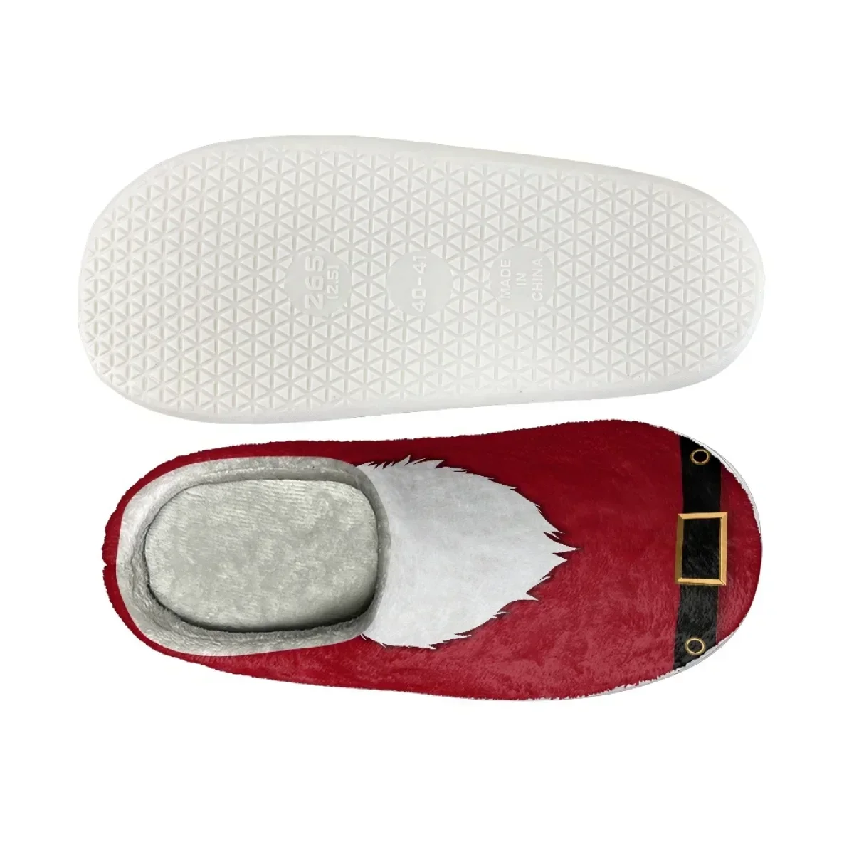 Chausson de Noël Couple – Motifs Festifs – Image 10