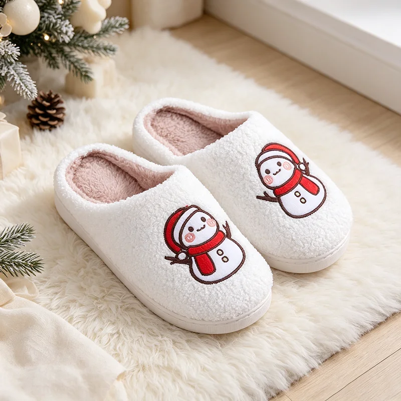 Chausson de Noël Couple – Sapin ou Bonhomme – Image 2