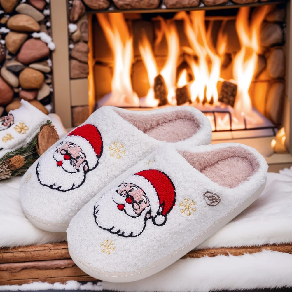 Chausson de Noël Adulte – Père Noël Fourré – Image 6