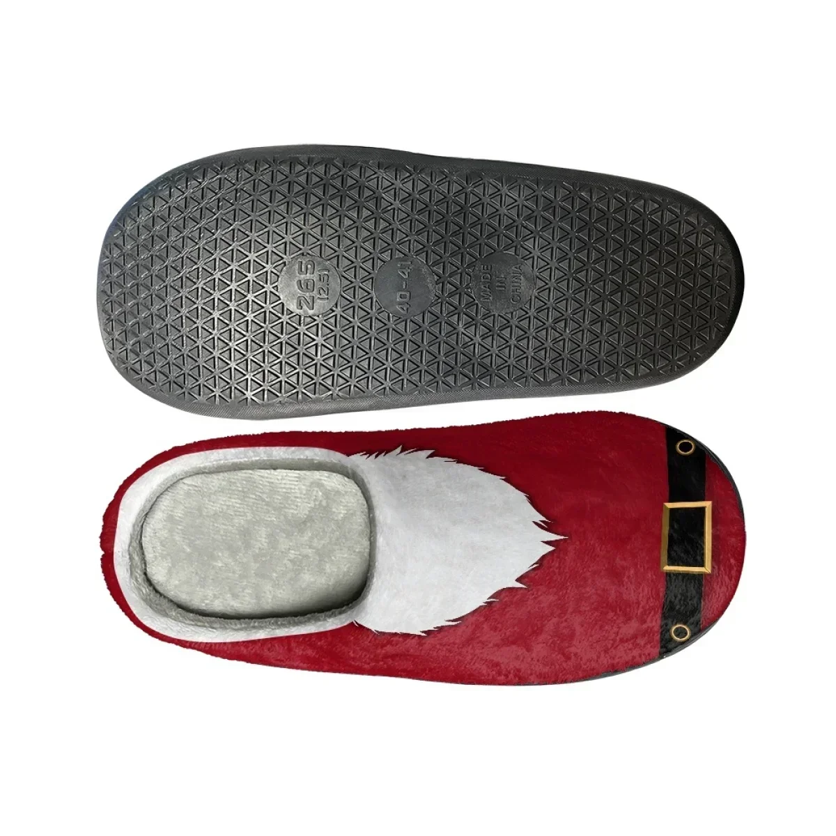 Chausson de Noël Couple – Motifs Festifs – Image 8