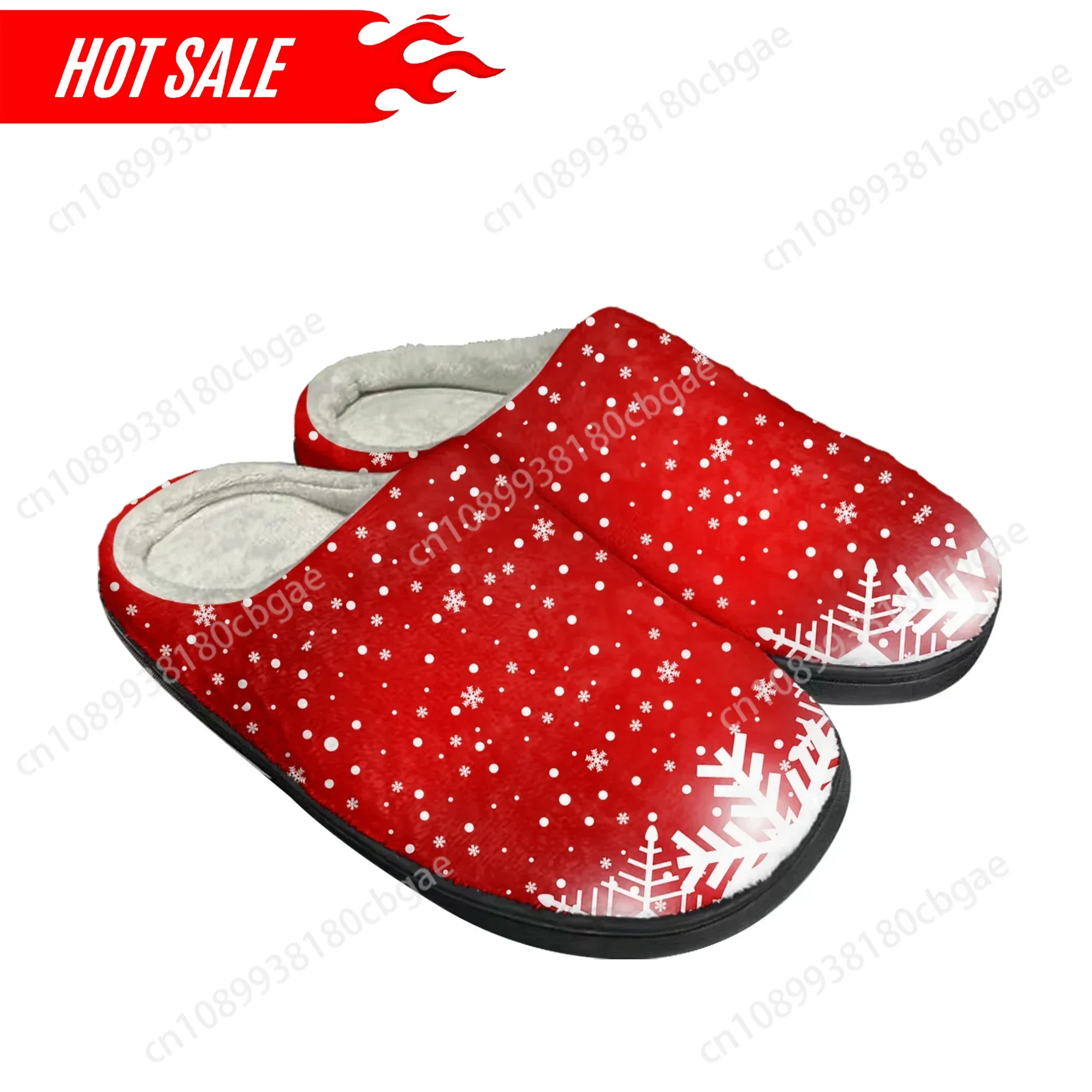 Chausson de Noël Adulte – Père Noël et Flocons – Image 2