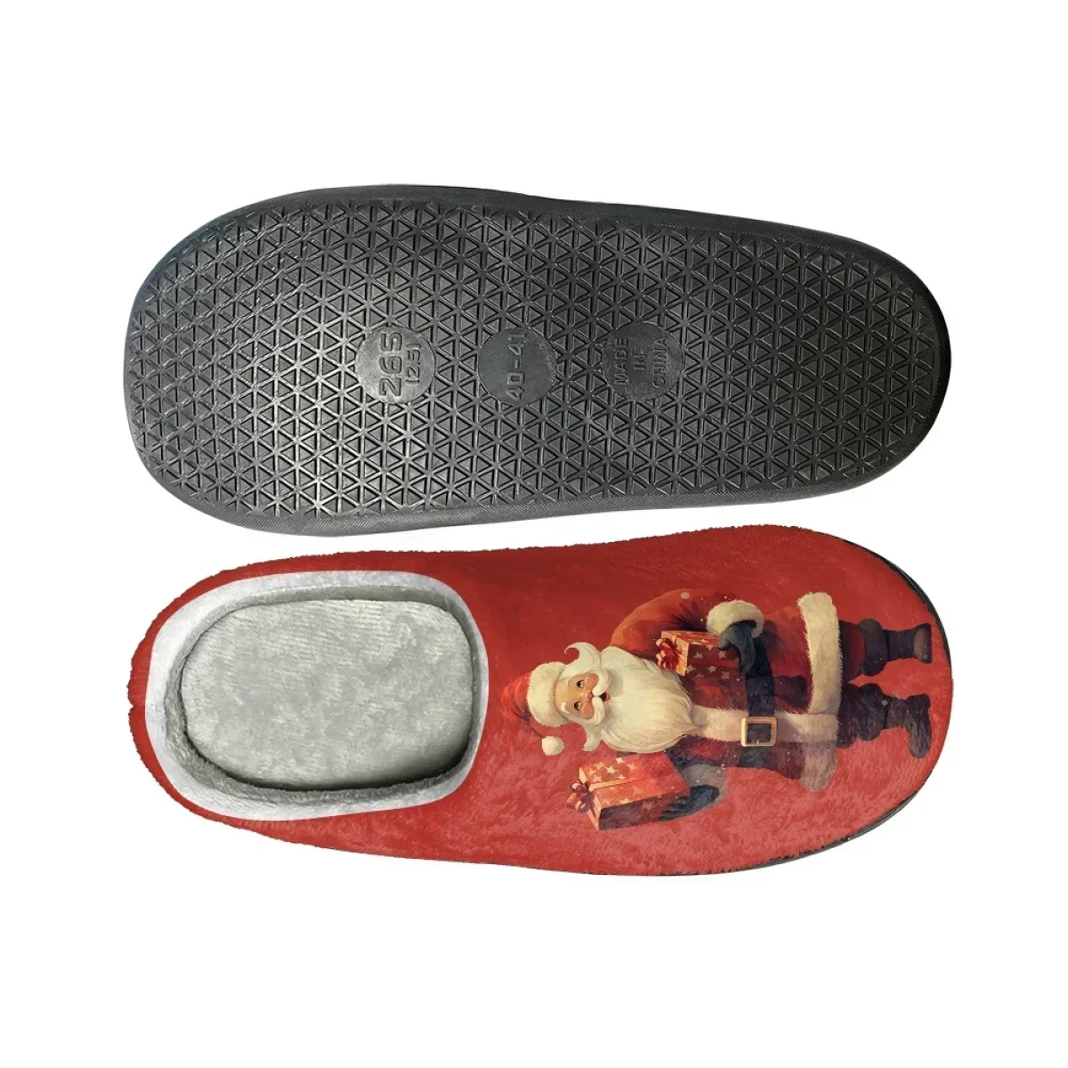 Chausson de Noël Couple – Motifs Festifs – Image 13