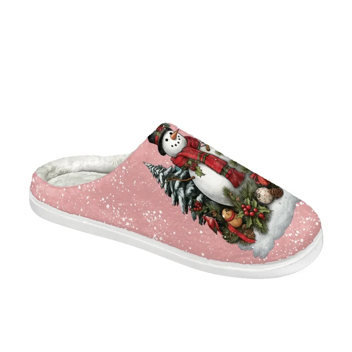 Chausson de Noël Couple – Motifs Festifs – Image 4