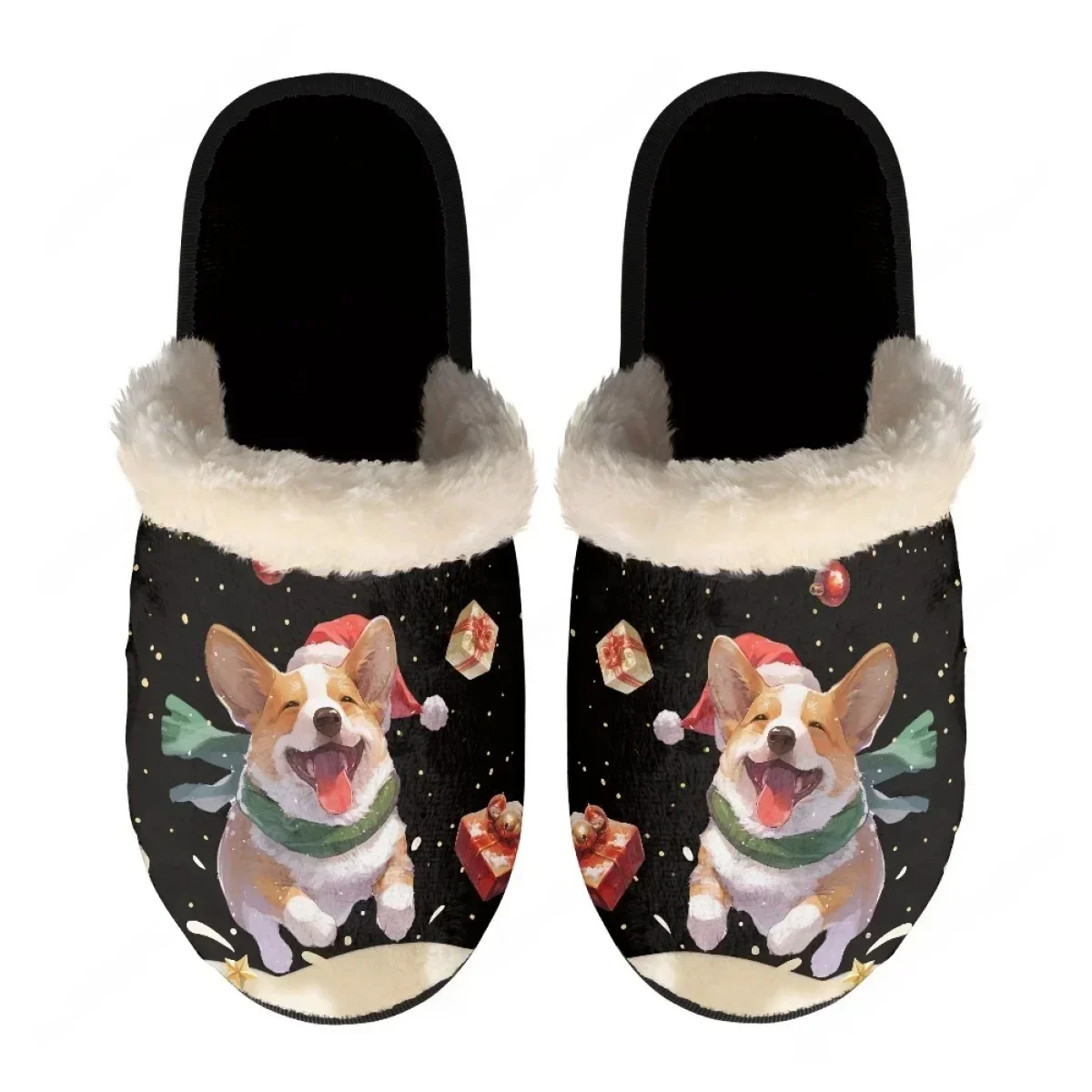 Chausson de Noël Adulte – Corgi Festif