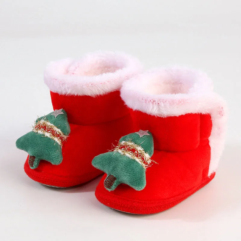 Chausson de Noël Bébé – Bottine Rouge – Image 9