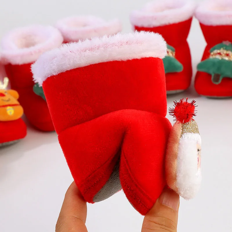 Chausson de Noël Bébé – Bottine Rouge – Image 5