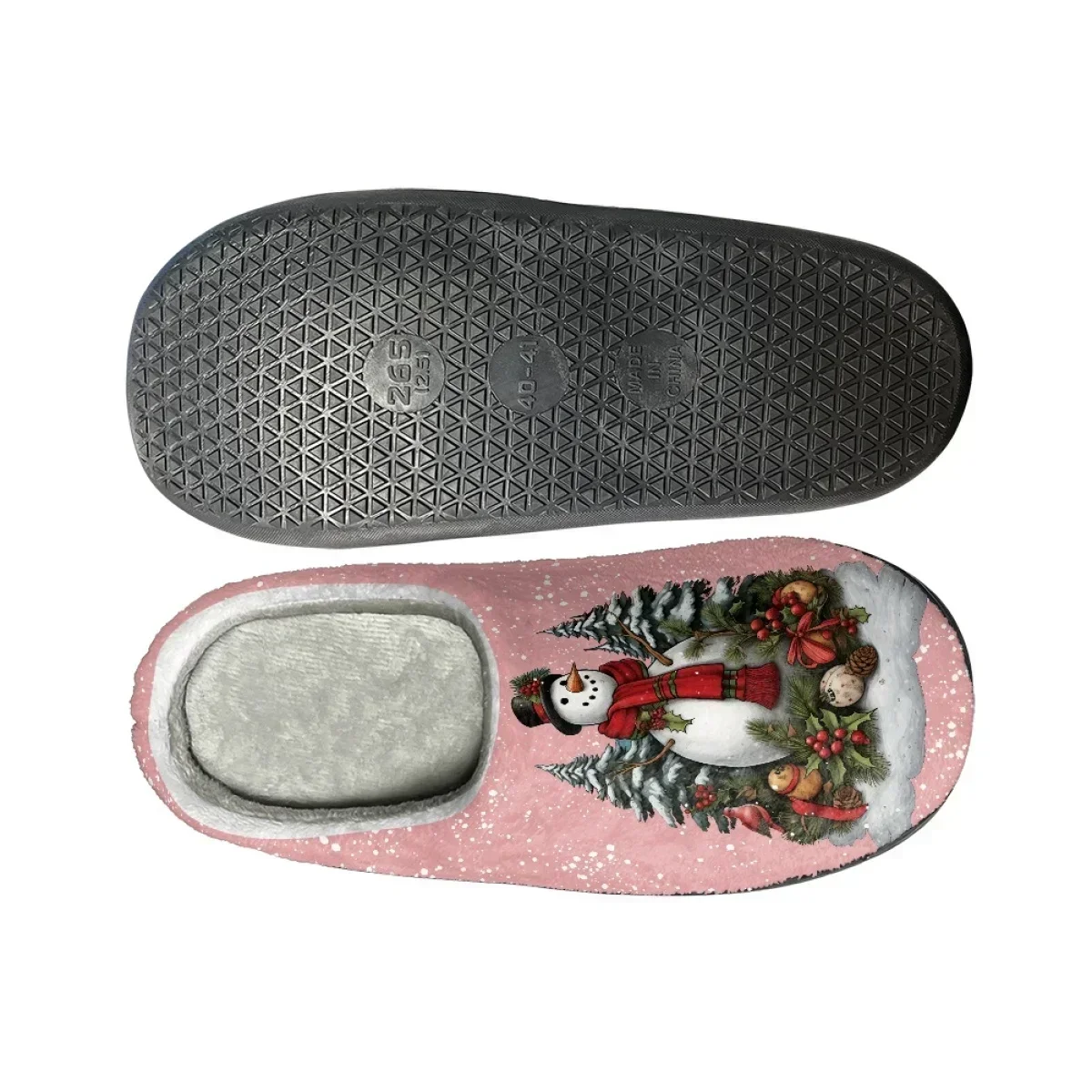 Chausson de Noël Couple – Motifs Festifs – Image 12
