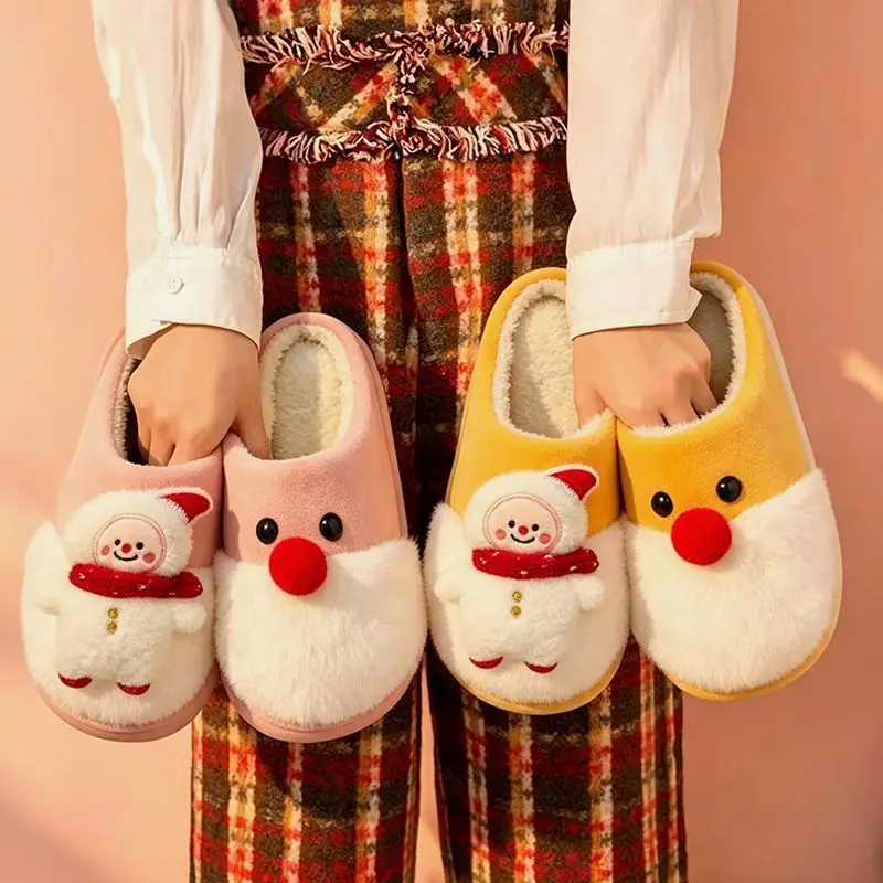 Chausson Bonhomme de Noël – Fourré – Image 3