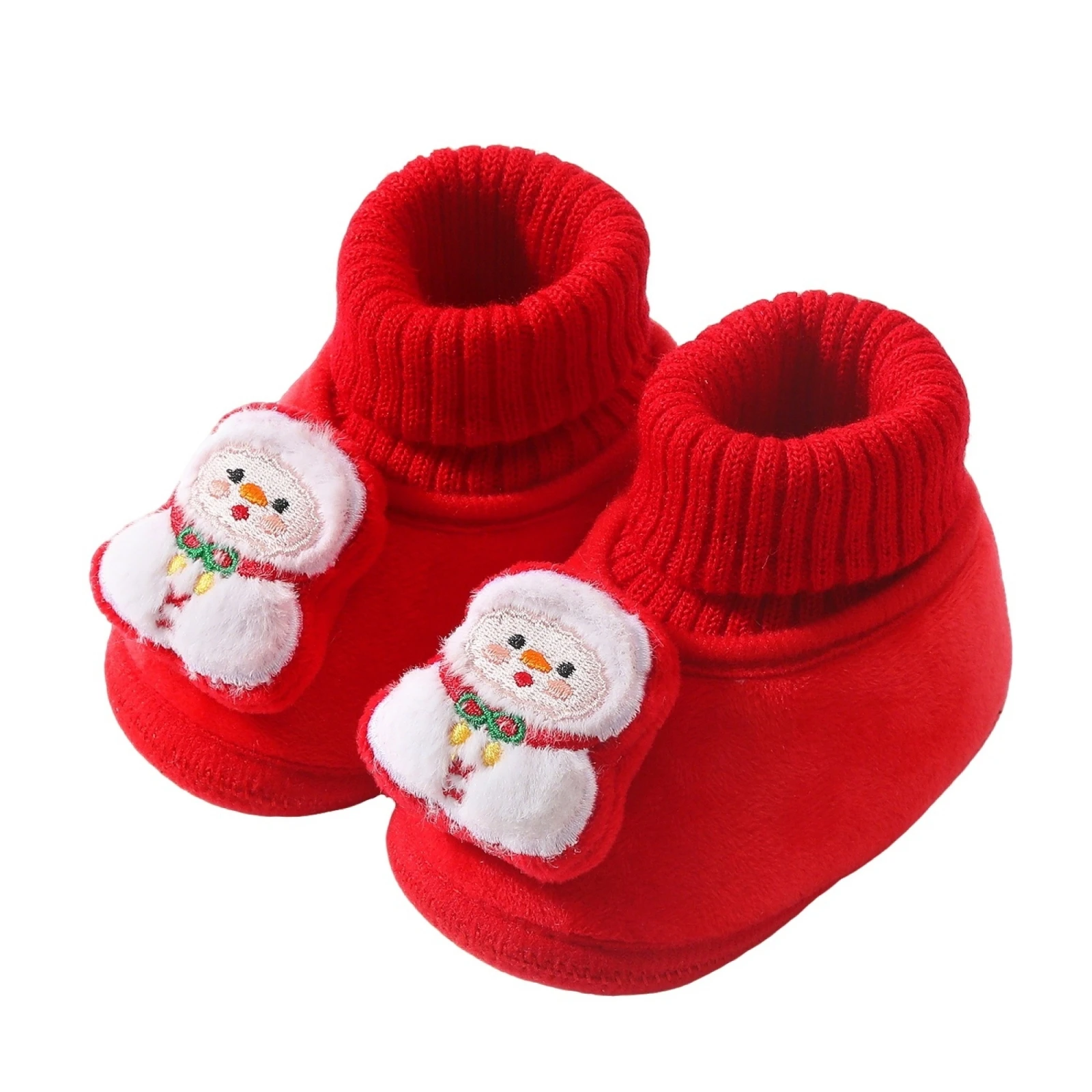 Chausson de Noël Bébé – Motifs Tricotés – Image 4
