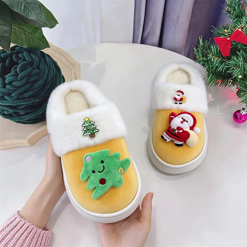 Chausson de Noël Couple – Père Noël Fourré – Image 5