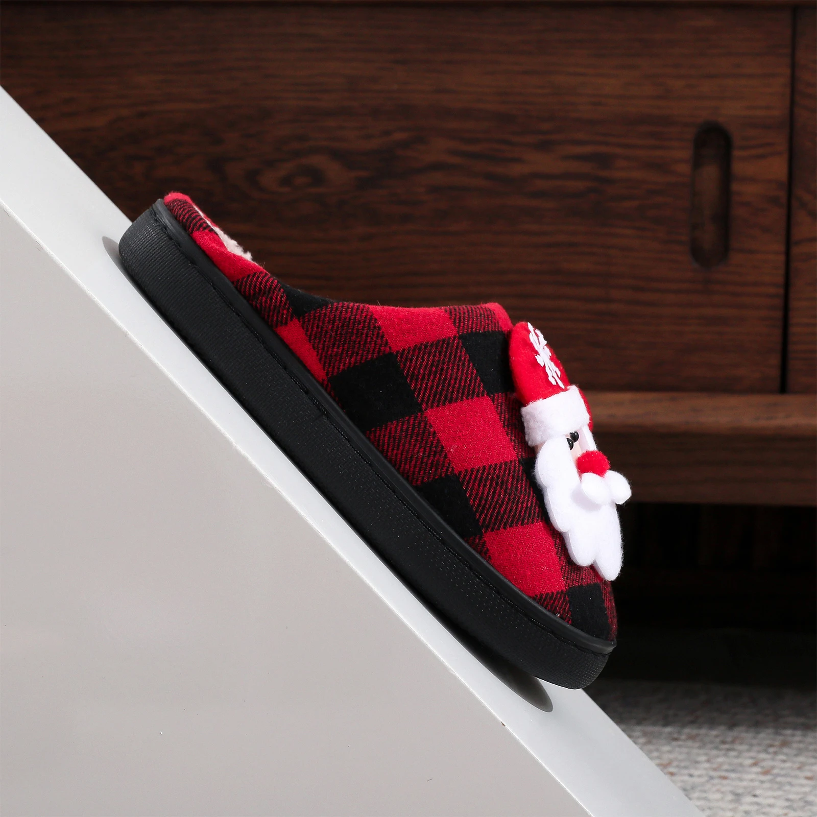 Chausson de Noël Adulte – Père Noël Peluche – Image 6
