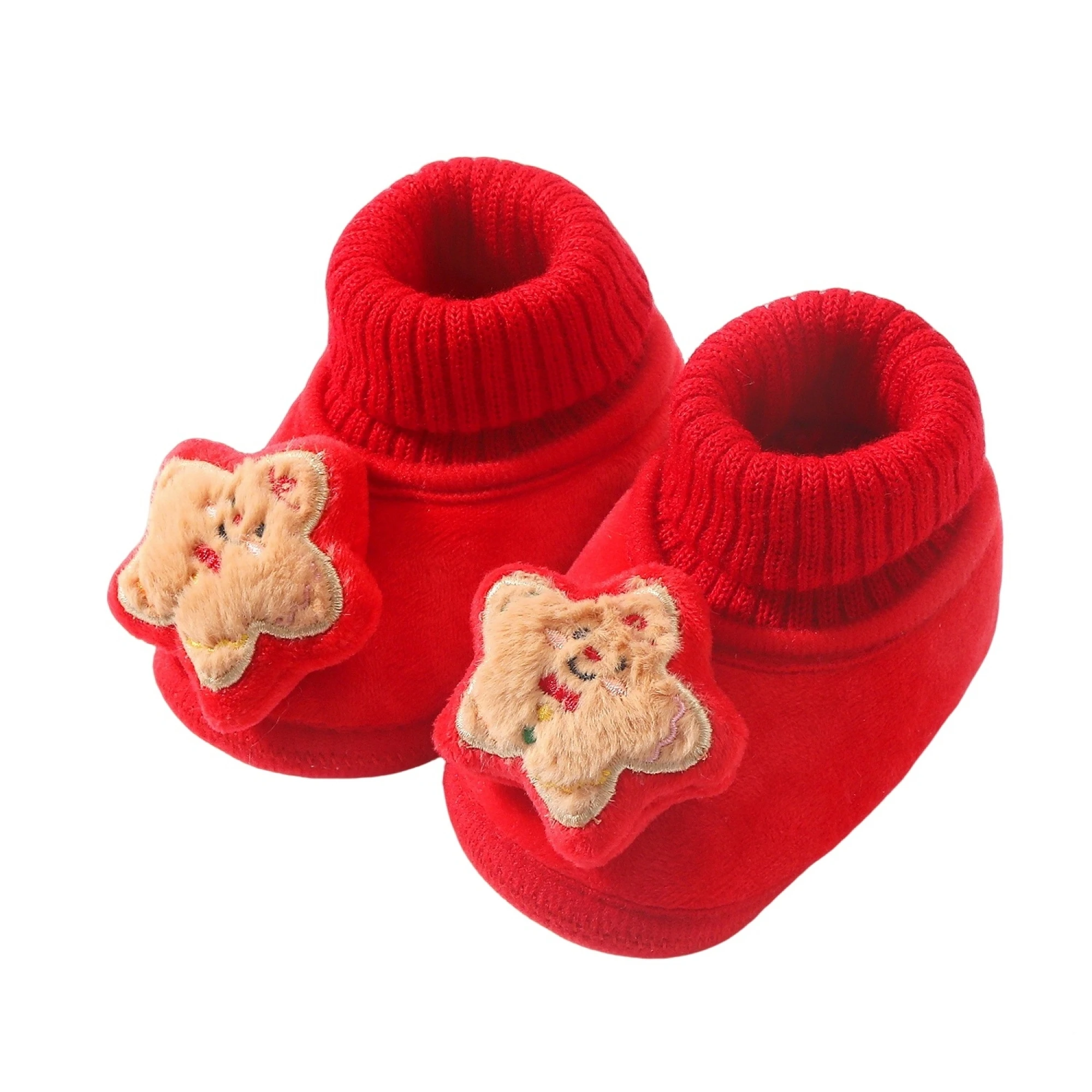 Chausson de Noël Bébé – Motifs Tricotés – Image 6