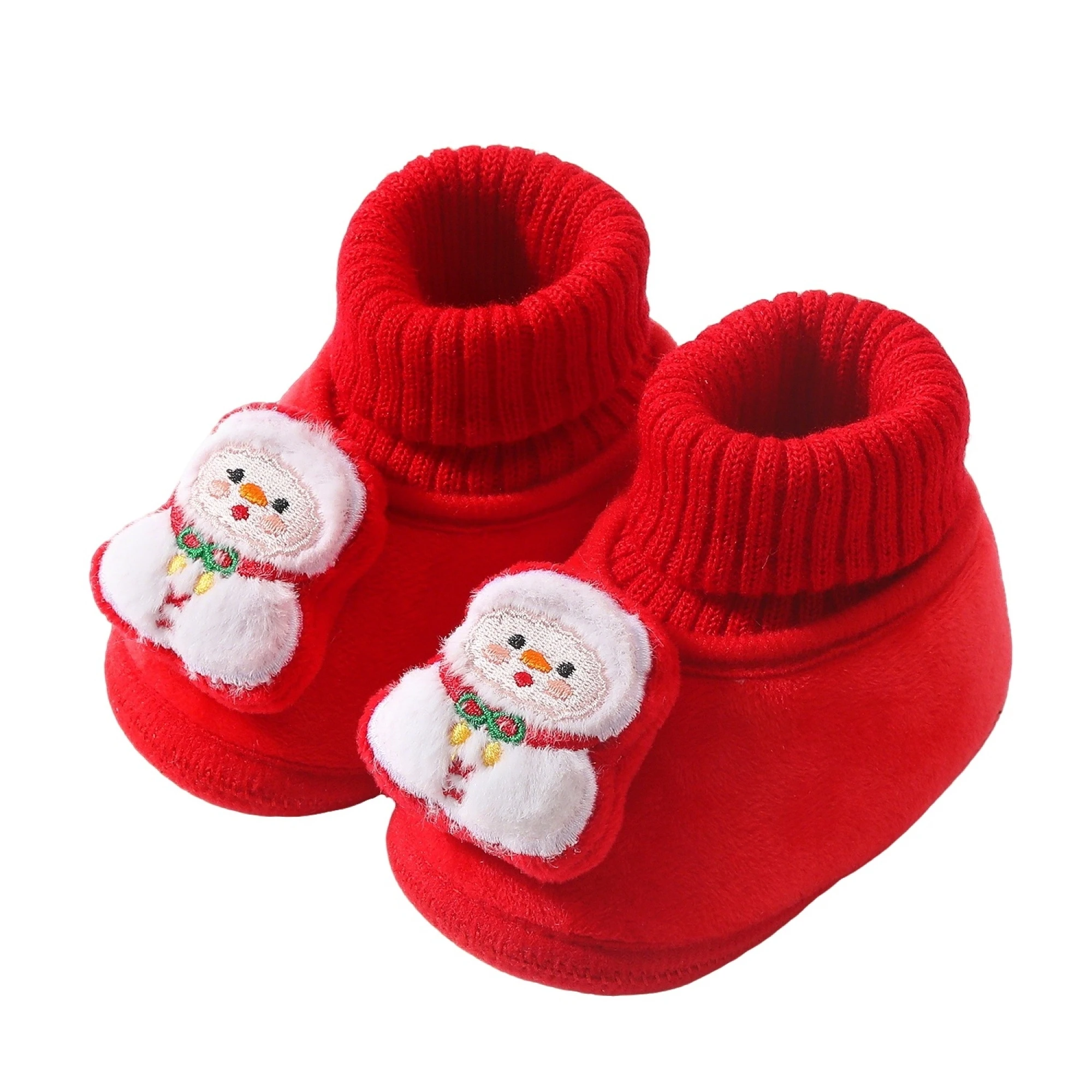 Chausson de Noël Bébé – Motifs Tricotés – Image 2