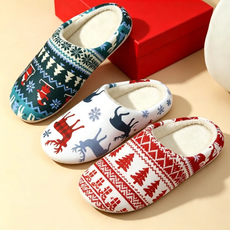 Chausson de Noël Couple – Rouge, Vert ou Blanc – Image 3