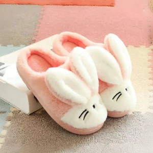 Chausson Enfant Fourré – Oreilles Peluche