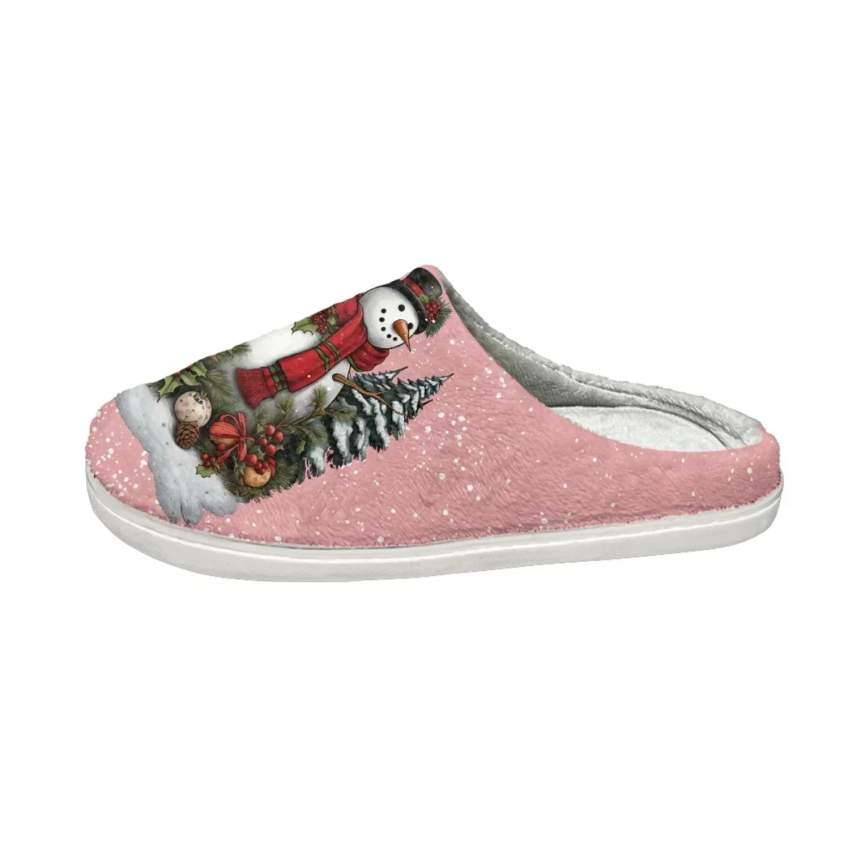 Chausson de Noël Couple – Motifs Festifs – Image 5