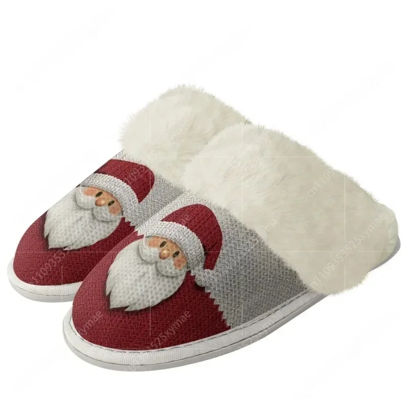 Chausson de Noël Adulte – Père Noël et Flocon – Image 3
